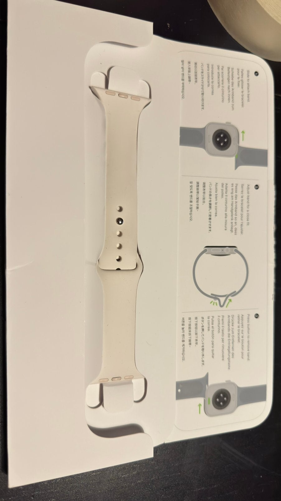 Apple watch sport band 46mm M/L Light Blush, Ophalen of Verzenden, Zo goed als nieuw