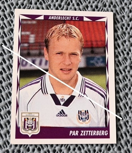 Panini Football 99 RSC Anderlecht Par Zetterberg, Collections, Envoi, Comme neuf, Affiche, Image ou Autocollant