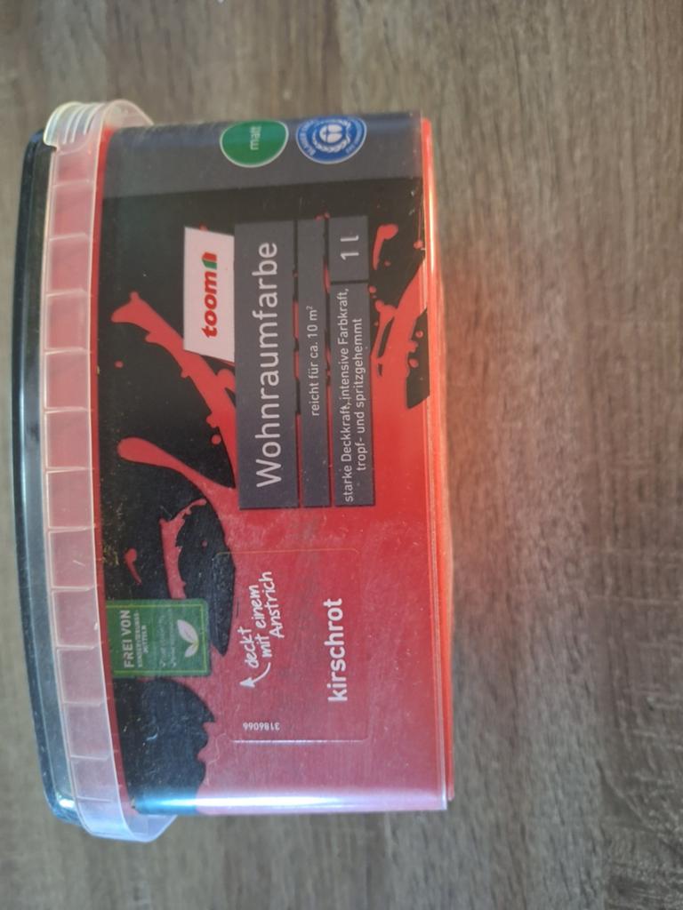 Rode muur verf kersen rood, Ophalen of Verzenden