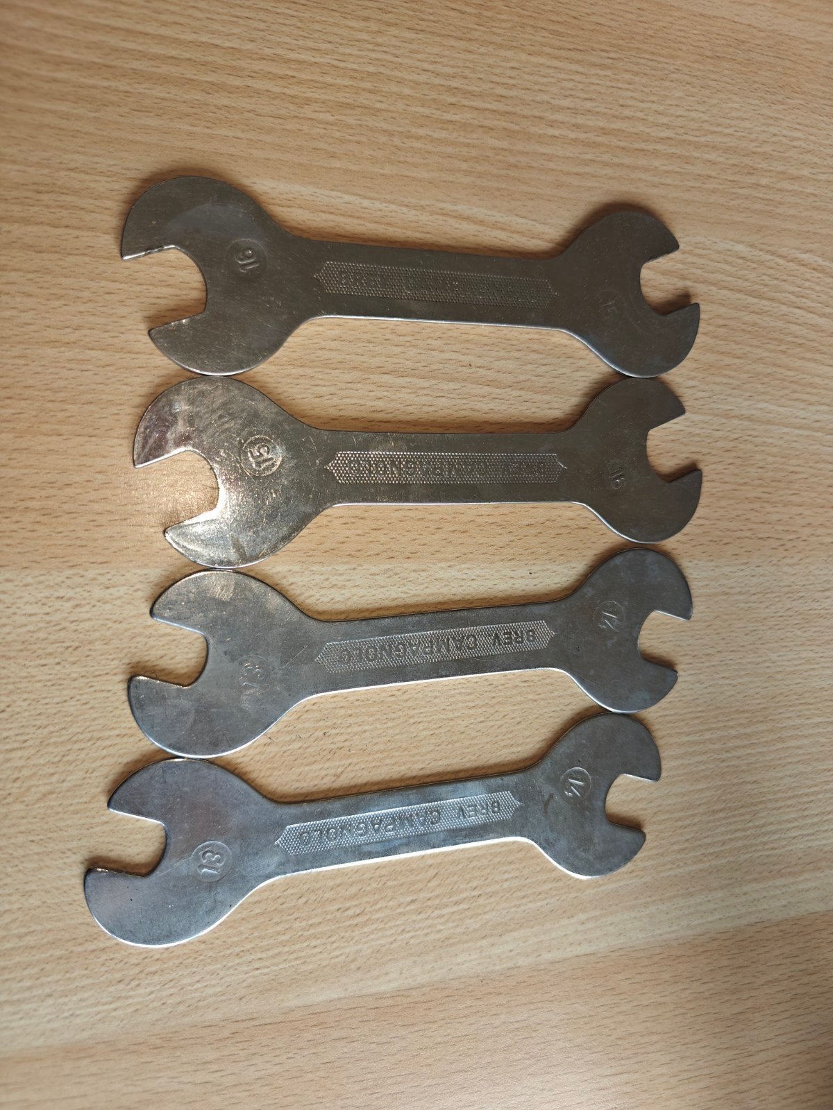 jeu de 4 clés d'essieu de roue Campagnolo, Vélos & Vélomoteurs, Enlèvement ou Envoi