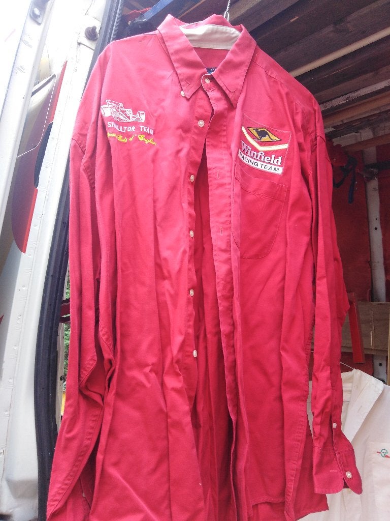 Formule1 Winfield-kleding, vintage van het personeel XL,XXL., Verzamelen, Ophalen, Zo goed als nieuw, Auto's