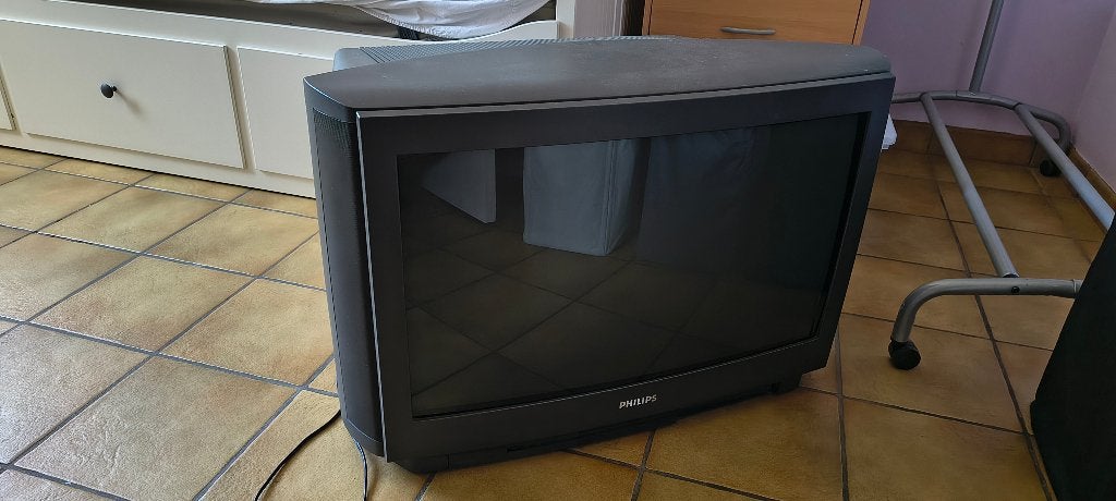 Télévision Philips 26 pouces à tube cathodique à donner, Enlèvement, Utilisé, 60 à 80 cm, Philips