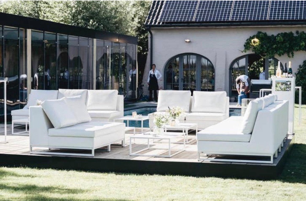 Manutti buitenzetels - 3 kisten van 2st, Tuin en Terras, Tuinstoelen, Gebruikt, Ophalen