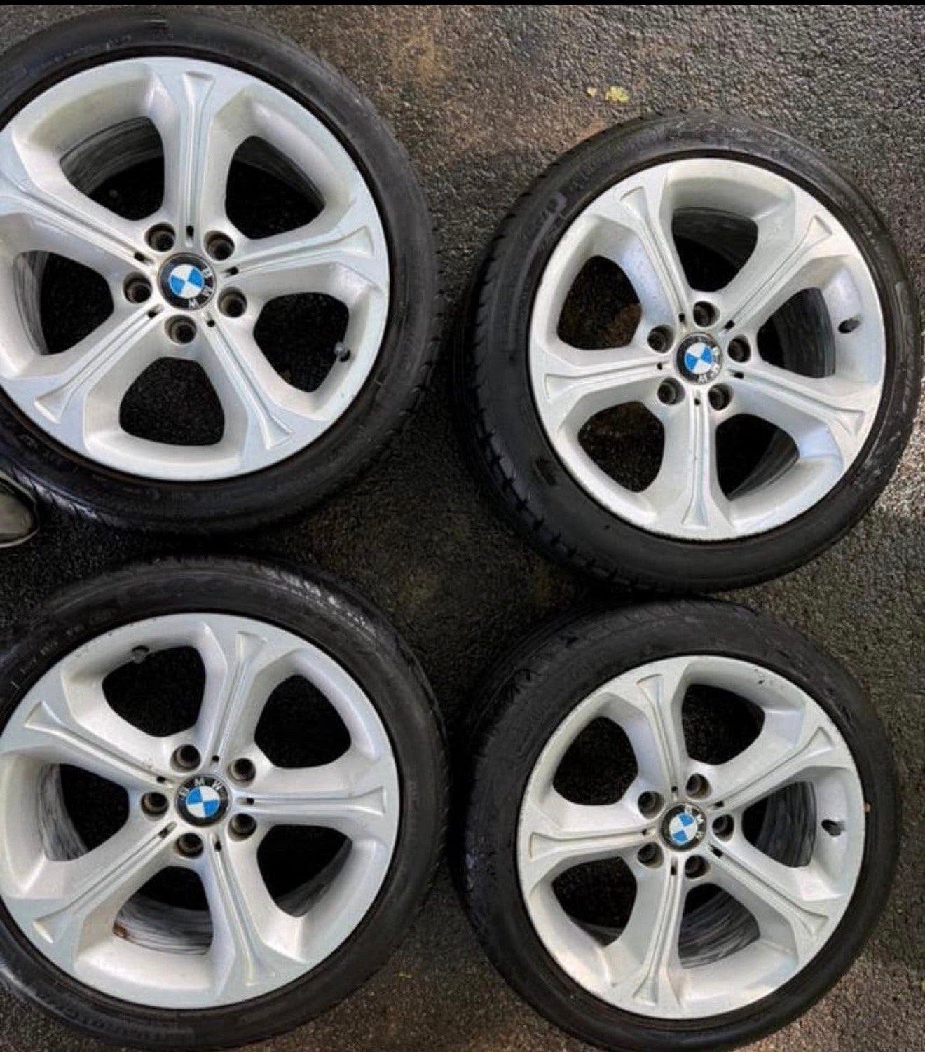 BMW velgen met hoogwaardige Goodyear All-Season, Ophalen, 18 inch, Banden en Velgen, All Season