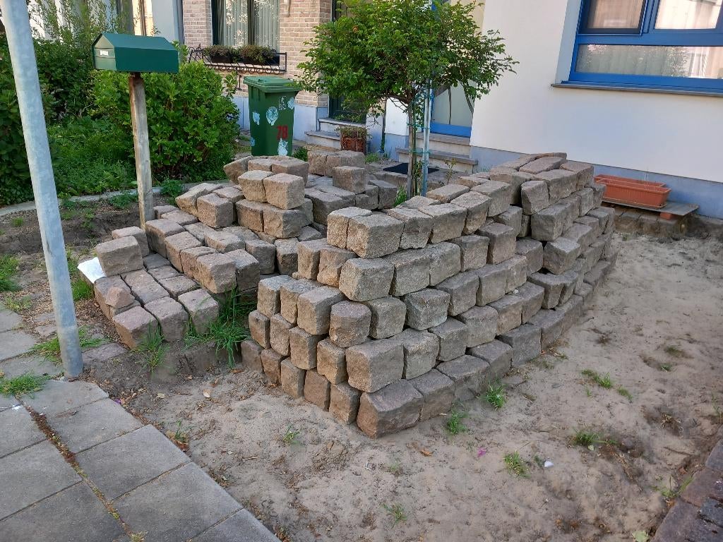 Gratis kasseien, Tuin en Terras, Ophalen, Gebruikt, Overige typen