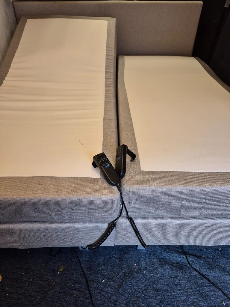 Bezorging is mogelijk 180x200 inzgs elektrische boxspring, Huis en Inrichting, Slaapkamer | Boxsprings, Ophalen of Verzenden, Gebruikt