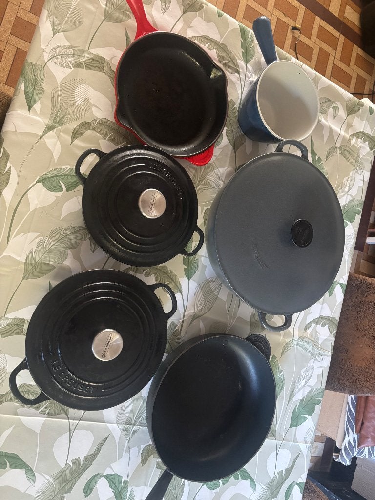 Lot Le Creuset, Maison & Meubles, Service complet, Enlèvement, Utilisé, Autres matériaux
