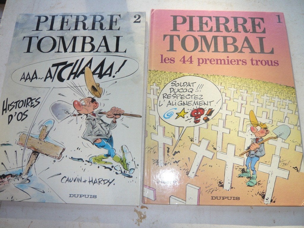 Sept (7) BD Pierre Tombal, Plusieurs BD, Enlèvement ou Envoi, Comme neuf