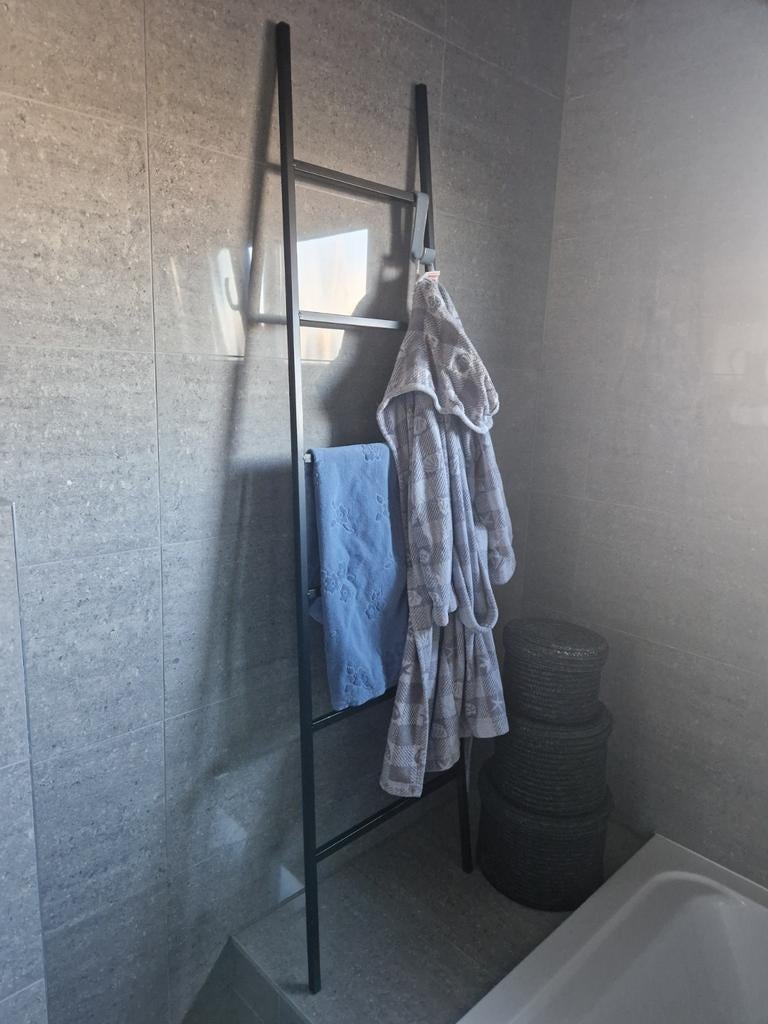 Decoratie trap / ladder zwart mat 160cm lang, Enlèvement