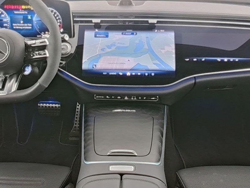 Mercedes-Benz E 53 AMG Break HYBRID 4MATIC+ +PANO+BURMESTER+, Auto's, Automaat, Stof, Gebruikt, Zwart