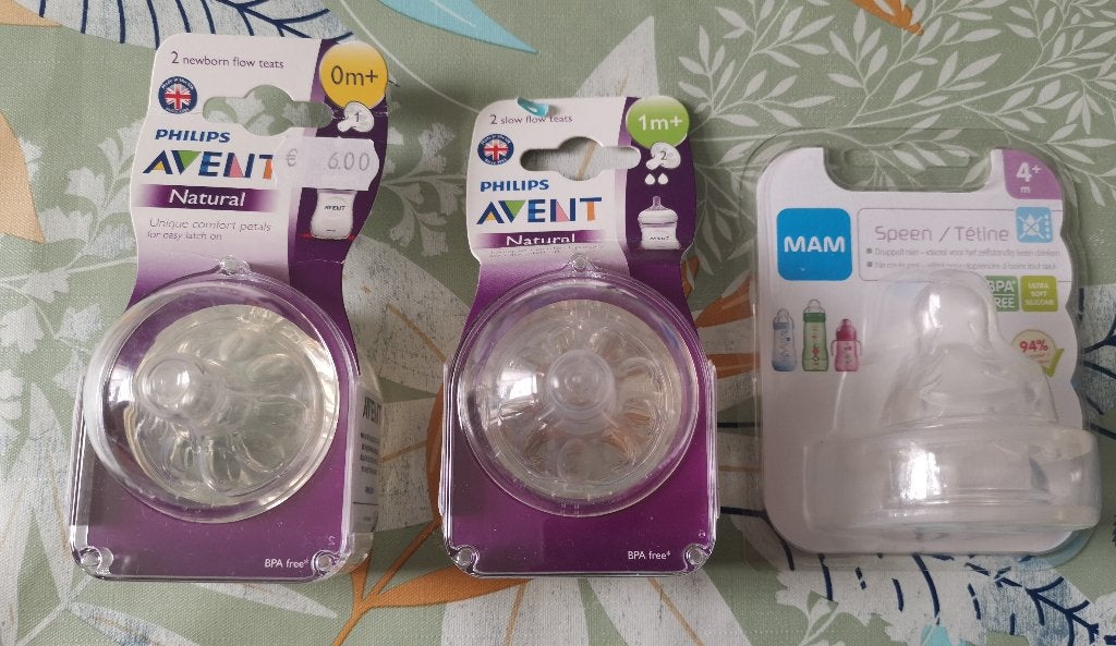 Speentjes flessen Avent en MAM, Ophalen, Nieuw, Babyfles, Philips Avent