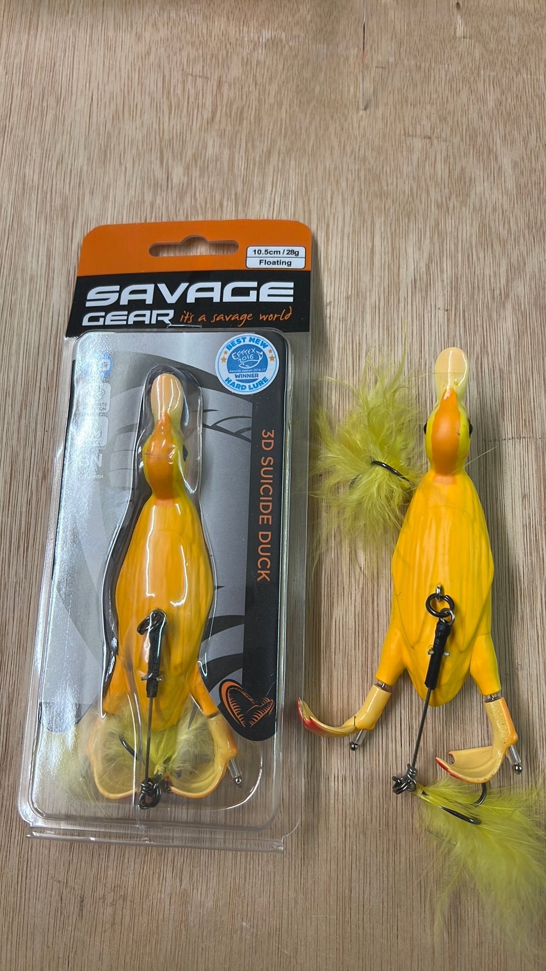 3D suicide duck (SAVAGE GEAR ), Watersport en Boten, Ophalen of Verzenden, Nieuw