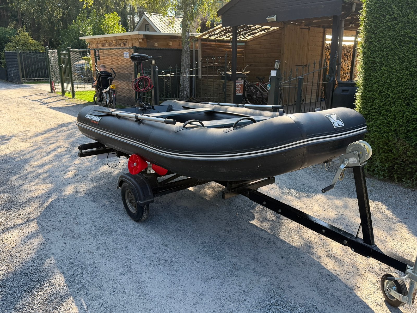 Beekman 330 rubberboot incl trailer, Watersport en Boten, Ophalen, Zo goed als nieuw