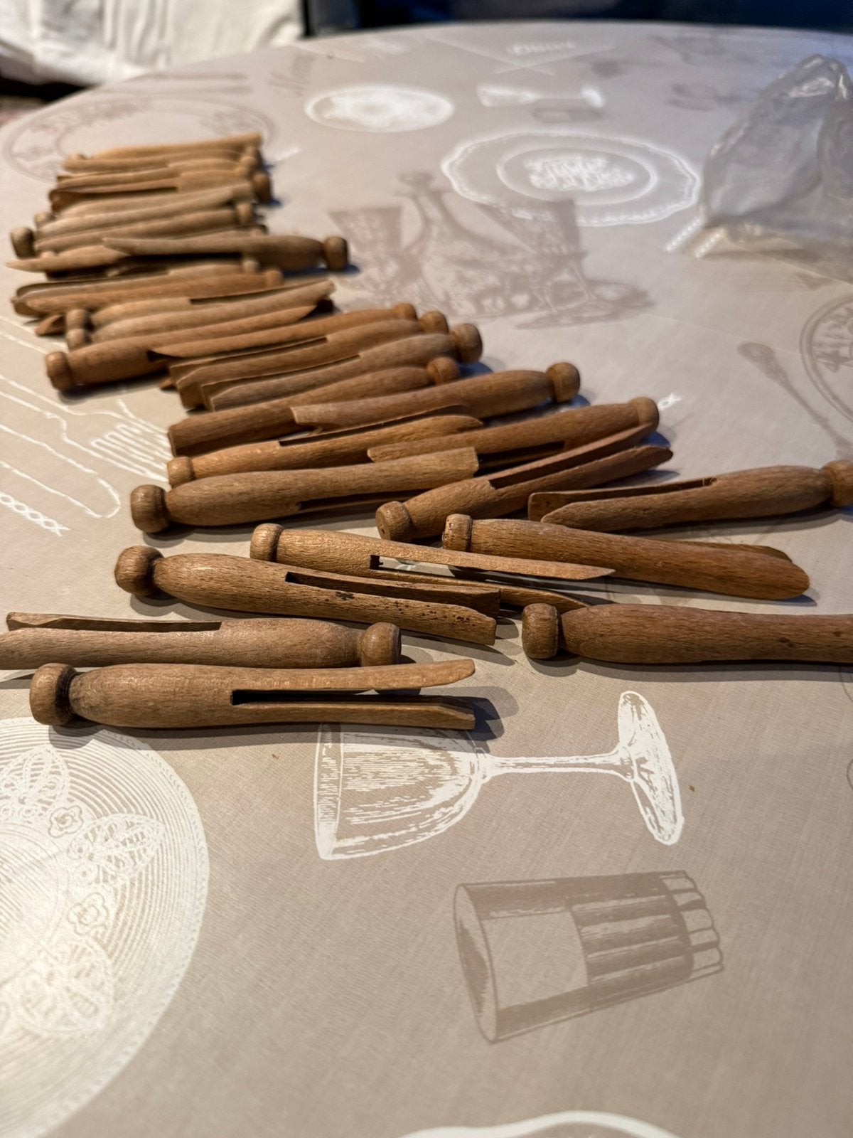 Oude wasspelden, Hobby en Vrije tijd, Kantklossen, Ophalen, Gebruikt