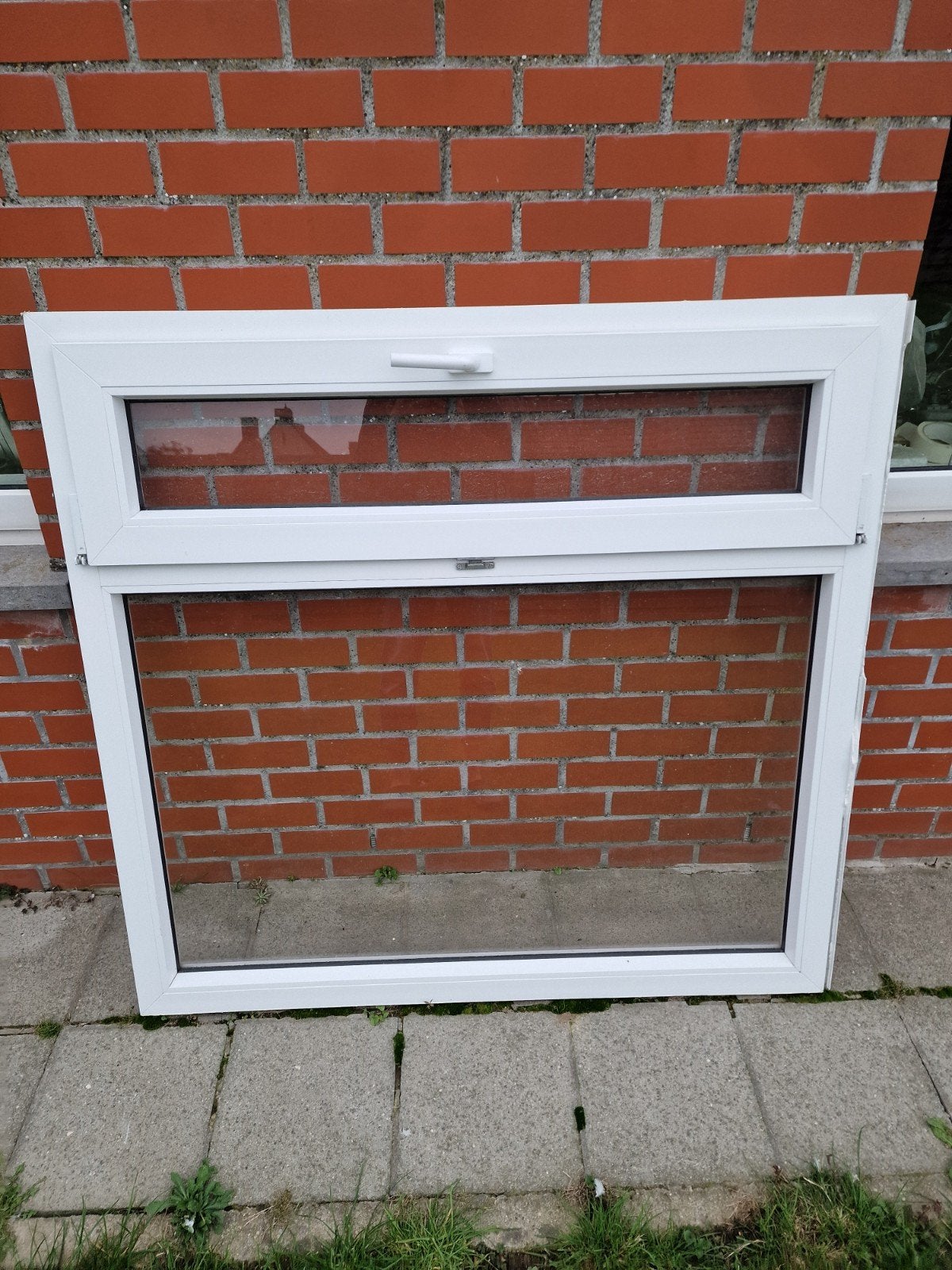 enkel beglazing raam, Doe-het-zelf en Bouw, Kunststof, Gebruikt, Raamkozijn, Inclusief glas