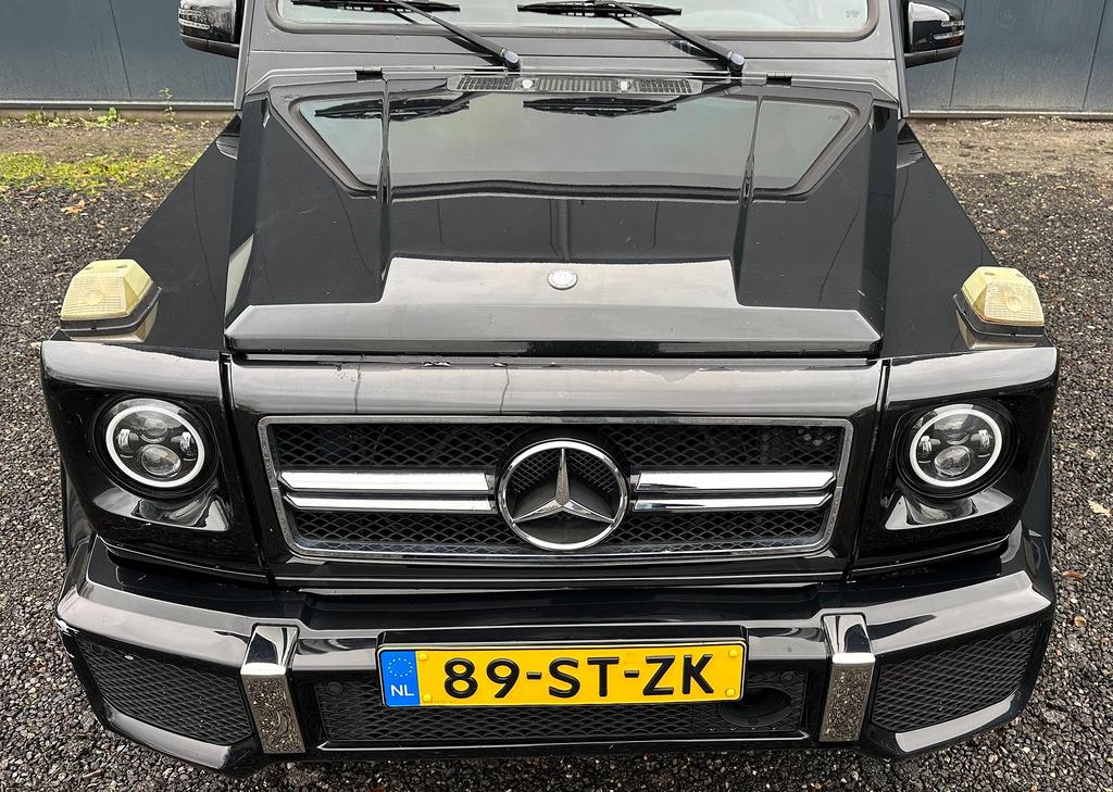 Mercedes-Benz G 320 G320 V6 **Youngtimer** 5 trap automaat, Auto's, Automaat, Zwart, Lederen bekleding, G-Klasse