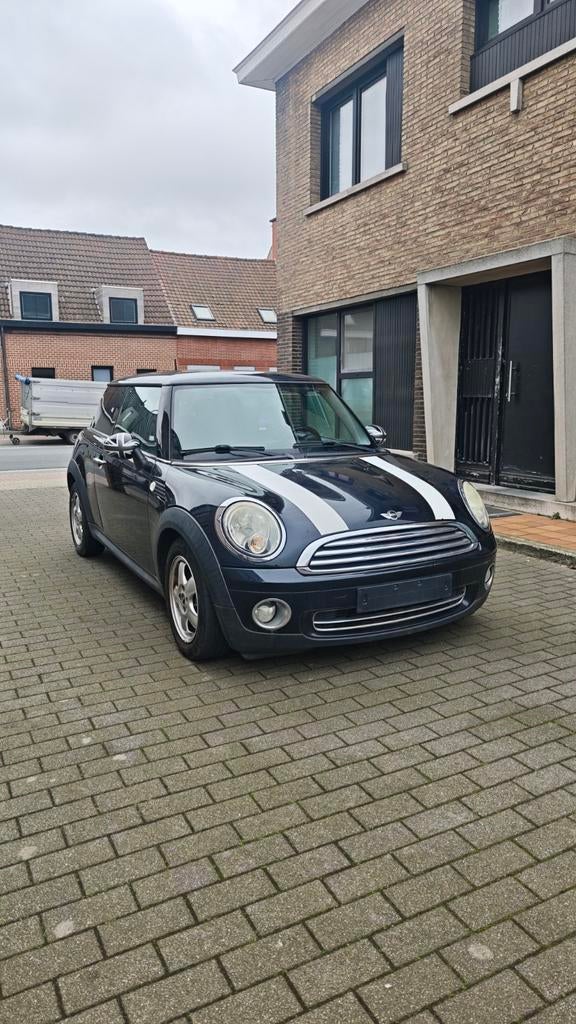 Régulateur de vitesse en demi-cuir Mini Cooper 1.6 essence 1, Autos, Euro 5, Entreprise, Boîte manuelle, Noir