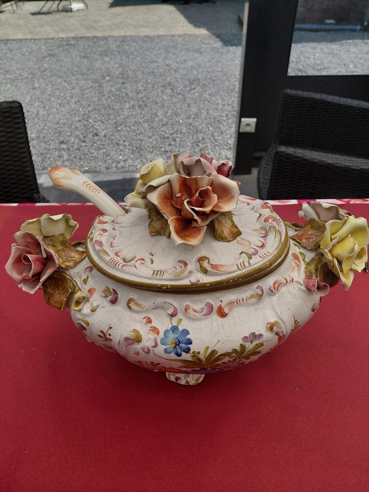 Vintage Bassano soep terrine, Ophalen