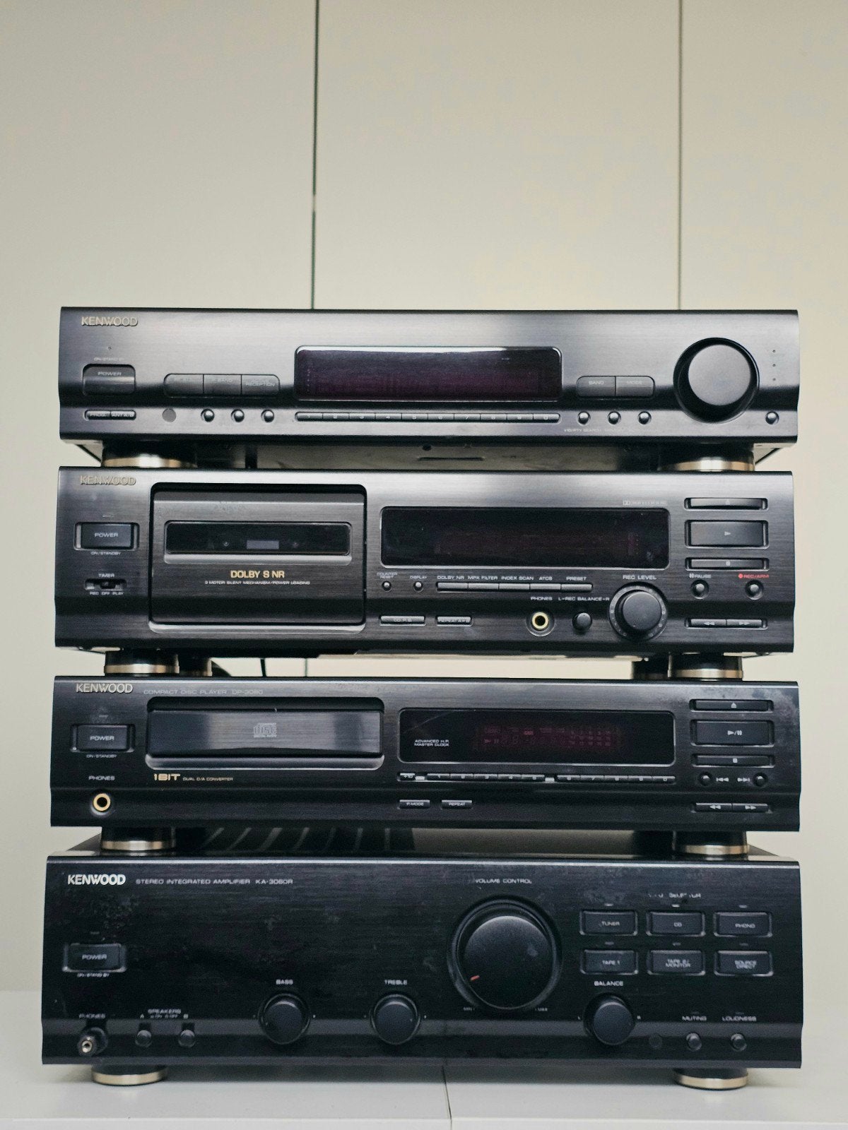 Ensemble Kenwood - Tuner/Ampli/CD/Casette, TV, Hi-fi & Vidéo, Enlèvement