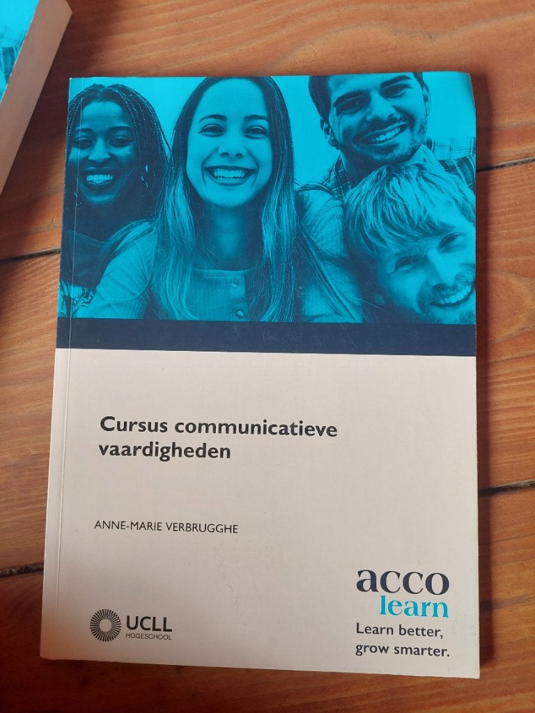 Communicatieve vaardigheden eerste bachelor verpleegkunde, Boeken, Ophalen of Verzenden, Zo goed als nieuw, Hogeschool, Acco