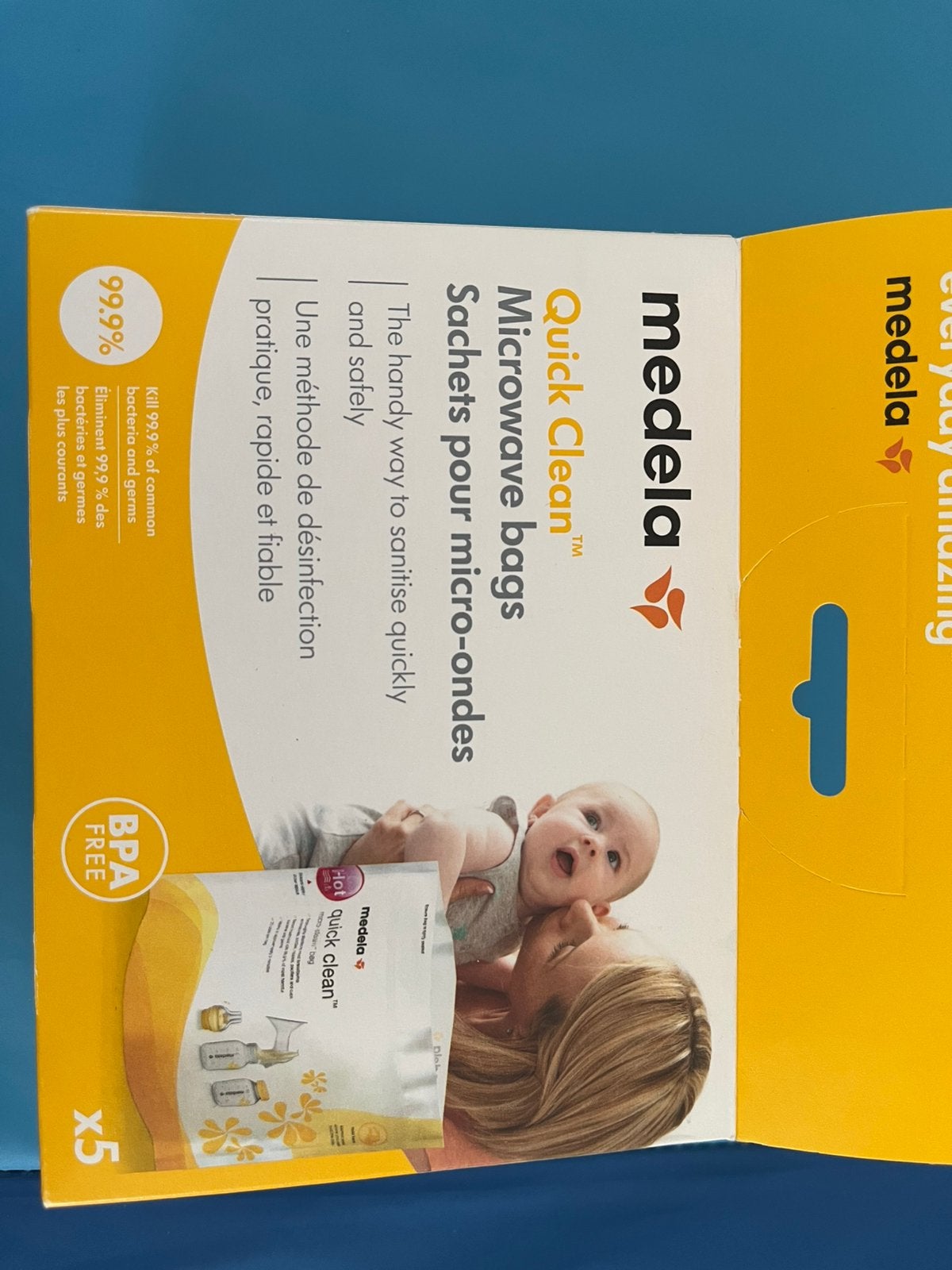Medela Quick Clean Microwave bags, Ophalen, Zo goed als nieuw, Medela