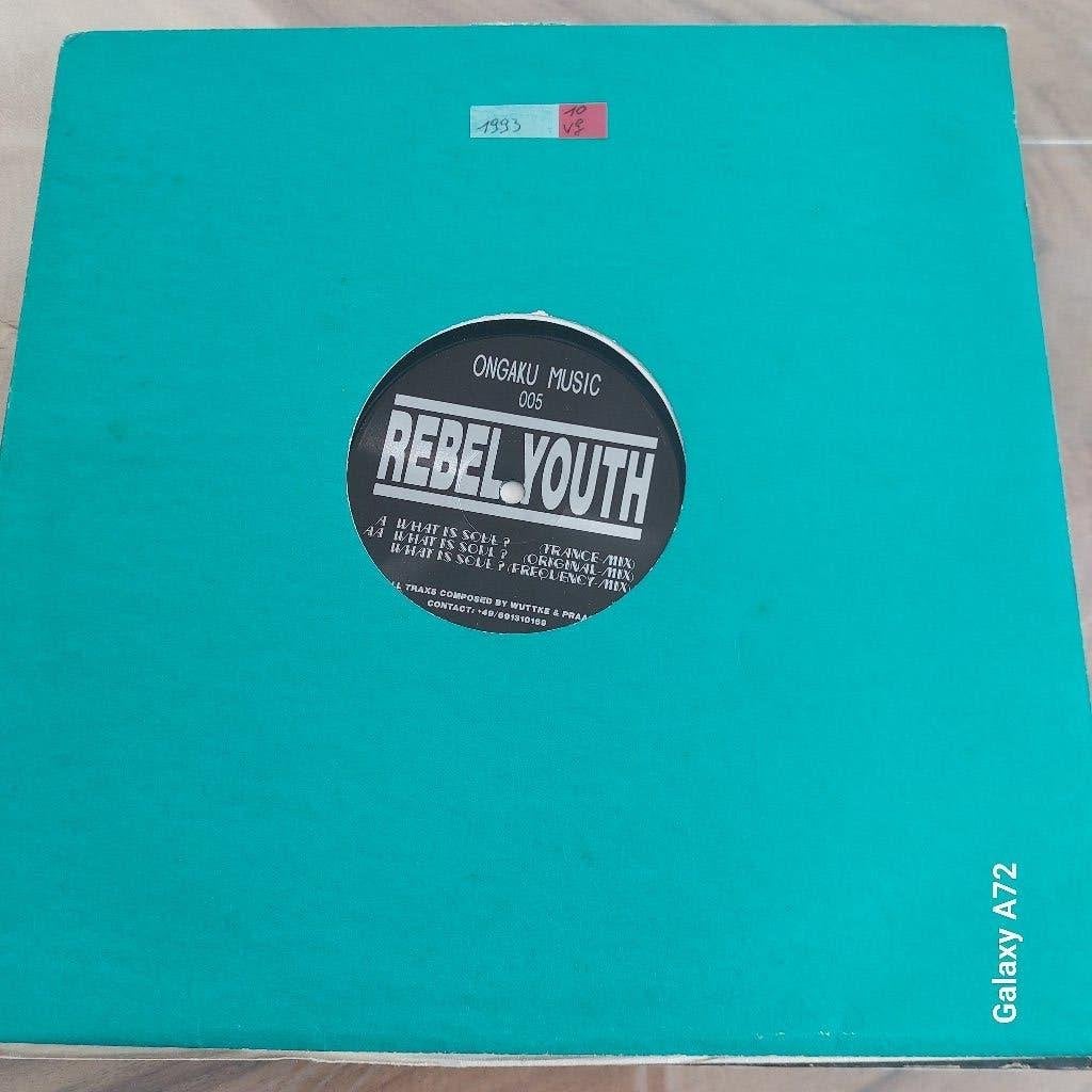 rebel youth what is soul 12 inch maxi, CD & DVD, Vinyles | Dance & House, 12 pouces, Trance, Enlèvement ou Envoi, Utilisé