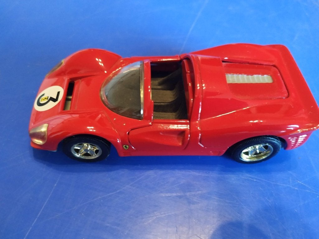 ferrari 1967 schaal 1/38 op veeraandrijving nieuwe sportauto, Ophalen of Verzenden