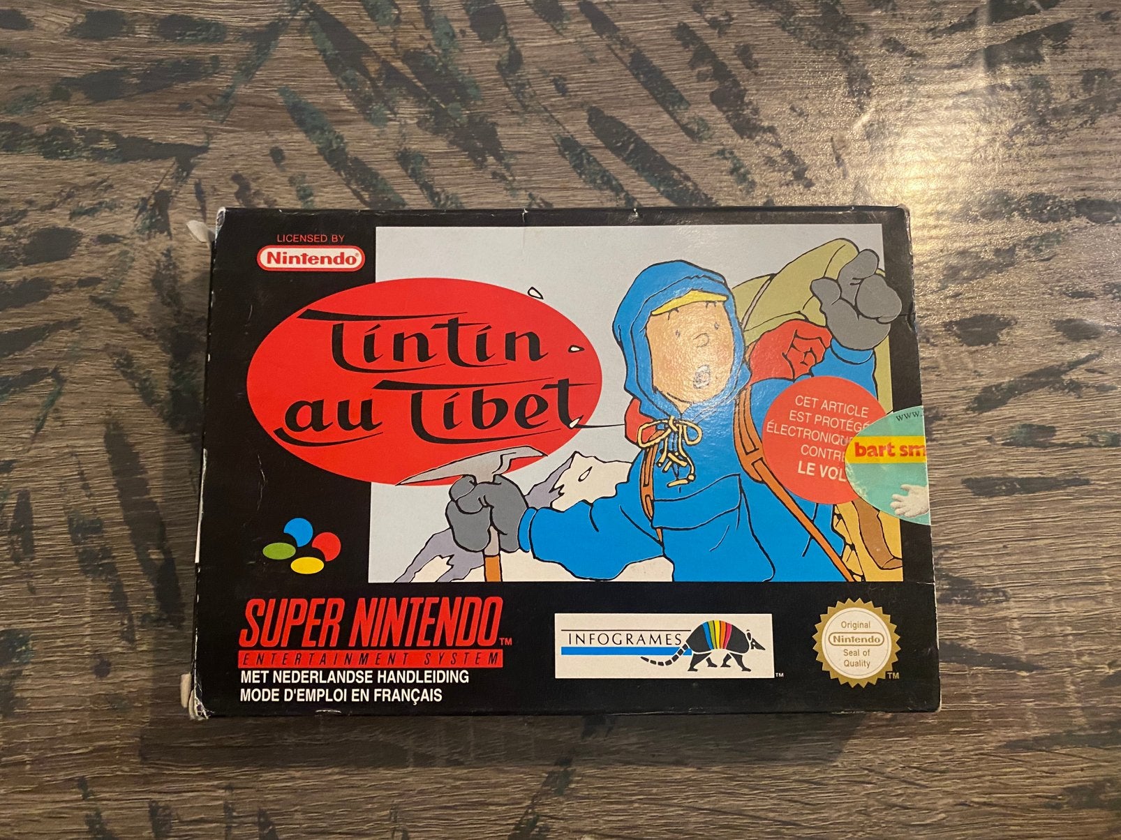 Tintin au Tibet (SNES, PAL), Enlèvement, Comme neuf, Plateforme