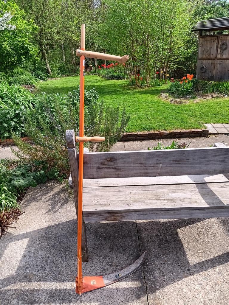 Zeis AVR oranje steel, houten handvaten, Tuin en Terras, Ophalen, Zeis