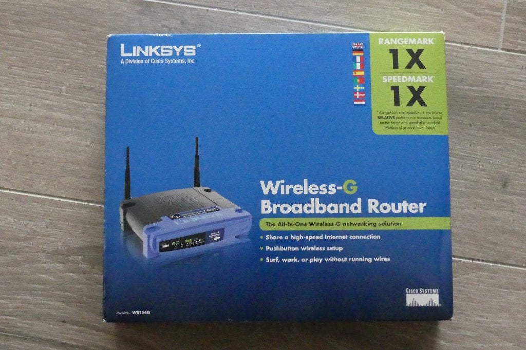 Linksys WiFi Router WRT 54G, Computers en Software, Ophalen of Verzenden, Gebruikt, Router