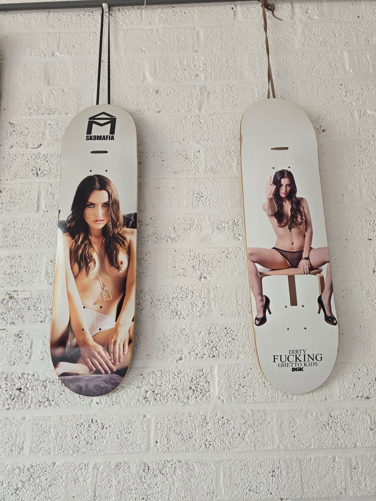 skateboard decks uit verzameling, Sport en Fitness, Skateboarden, Ophalen, Zo goed als nieuw, Skateboard