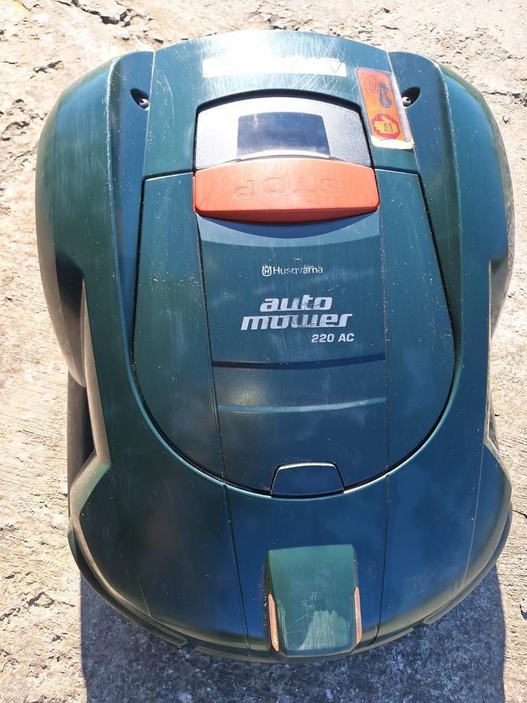 Husqvarna-maaier. Model 220AC., Ophalen