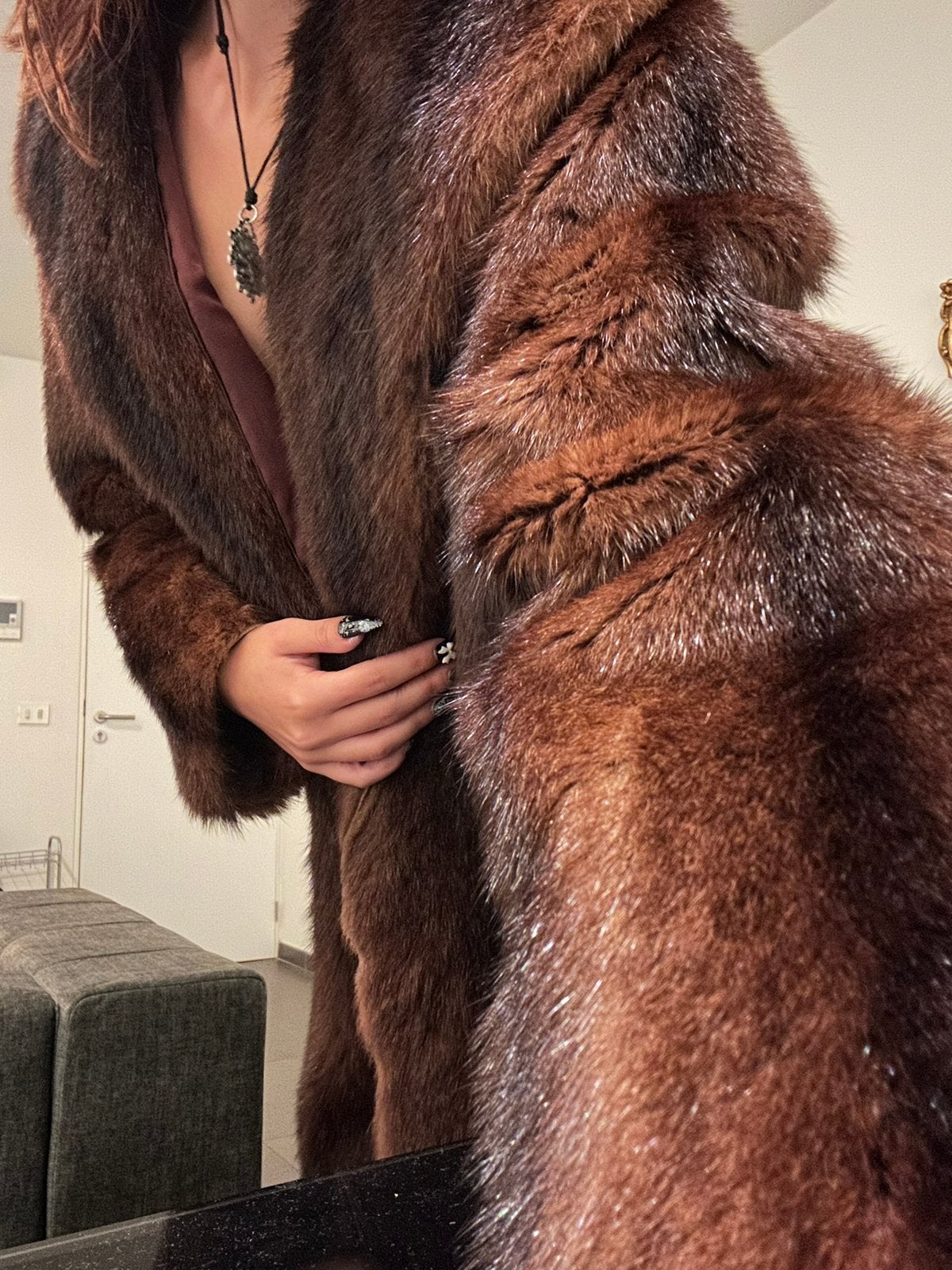 bontjas nerts, Kleding | Dames, Jassen | Winter, Ophalen of Verzenden, Zo goed als nieuw