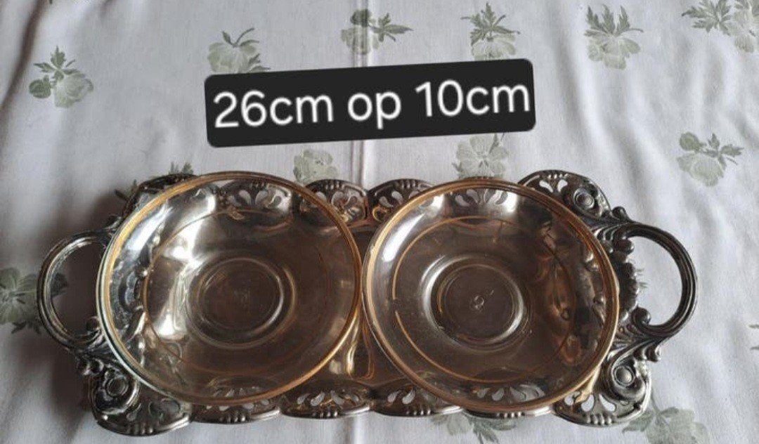 Vintage peper en zoutschaaltje, Antiek en Kunst, Ophalen of Verzenden