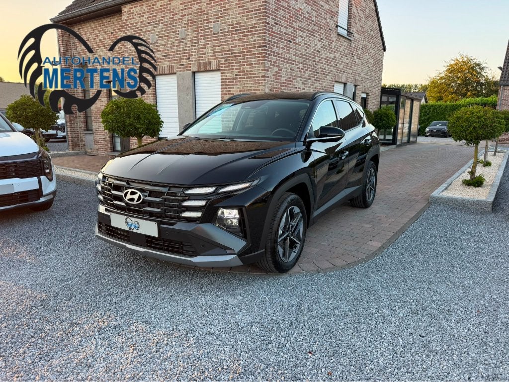 Hyundai TUCSON 1.6 T-GDi STYLE DCT 150PK NIEUW MODEL 0KM, Autos, Hyundai, Achat, Entreprise, Apple Carplay, Noir