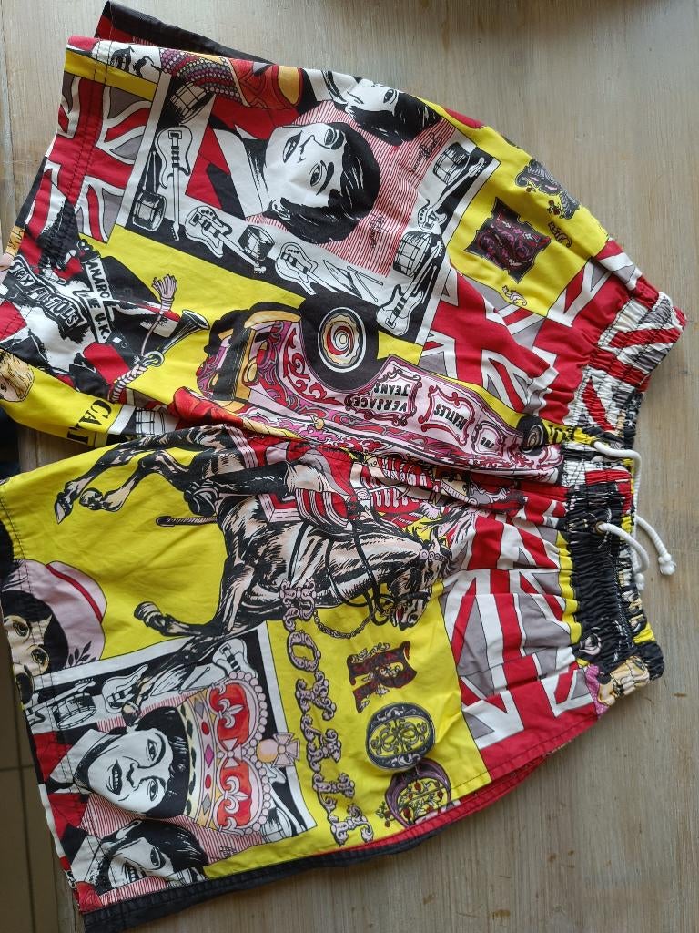 Versace Zwembroek Beatles, Verzamelen, Kleding en Patronen, Ophalen, Zo goed als nieuw, Overige typen, Versace