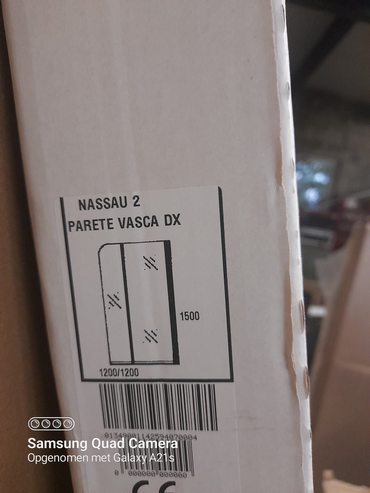 Glazen bad panneel plooibaar hoogwaardig gehard glas, Doe-het-zelf en Bouw, Ophalen, Nieuw, Glas, Bad
