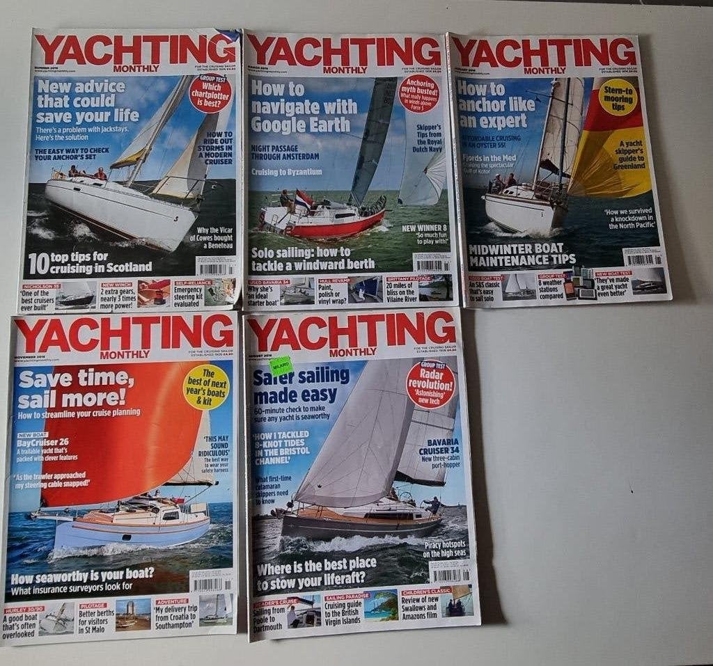 Magazines Yachting Monthly 2009-2017, Enlèvement ou Envoi, Comme neuf, Sports et Loisirs