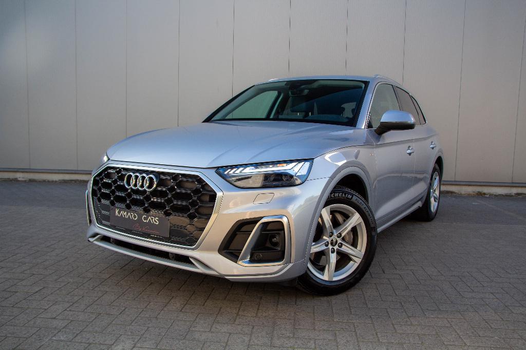 Audi Q5 2.0 TDi / 2022 / 138.000km / S-Line, 4 cilinders, Q5, Bedrijf, Dealer onderhouden