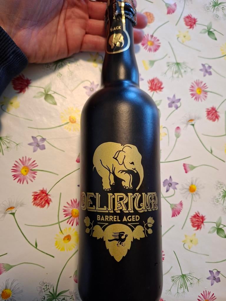 Fles Delirium barrel aged black limited edition, Verzamelen, Ophalen
