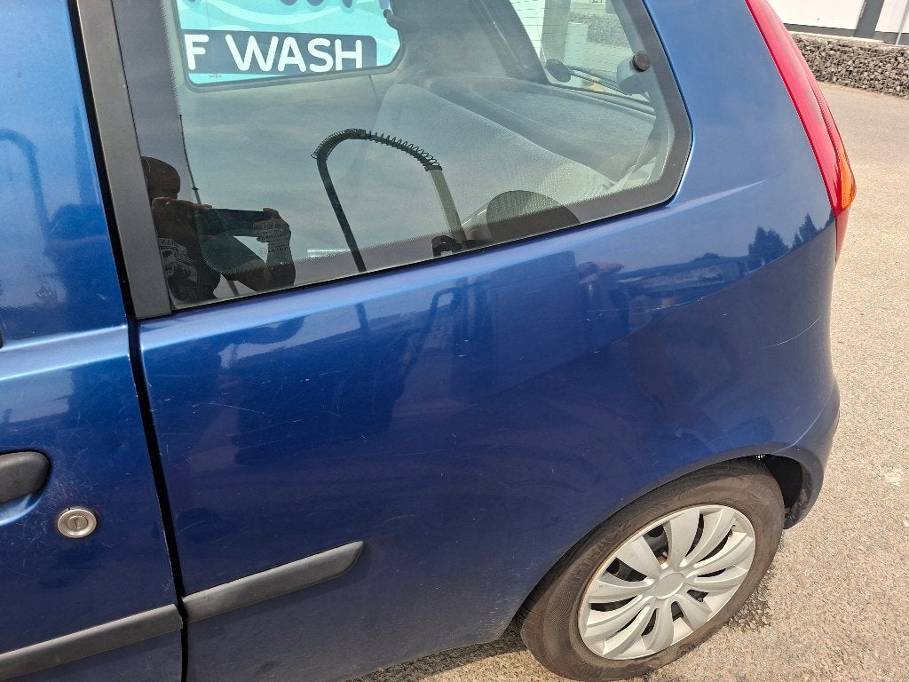 Fiat punto, Stof, Blauw, Grijs, Particulier