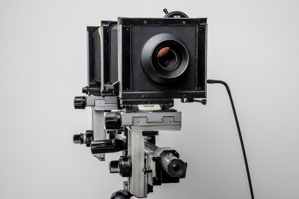Sinar P met Copal sluiter en 3 lenzen, complete set ++uitleg, TV, Hi-fi & Vidéo, Appareils photo analogiques, Enlèvement ou Envoi