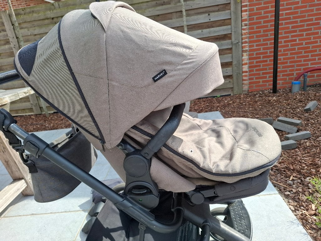 Buggy + reiswieg easywalker harvey 3, Enfants & Bébés, Enlèvement, Comme neuf, Autres marques, Protection de pluie