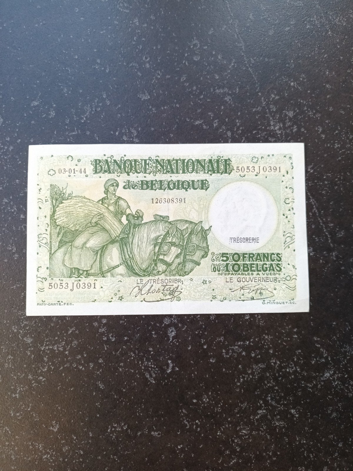 prachtige variant 3-1-1944 Anto Carte!, Ophalen of Verzenden
