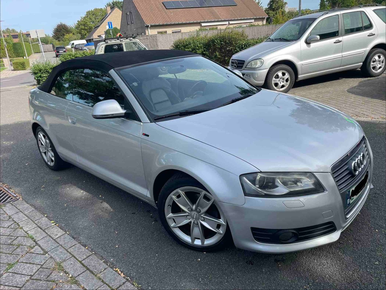Audi A3 Cabriolet S-Line 2.0 TDI Automatic, Auto's, Zwart, Cabriolet, Particulier, Cruise Control