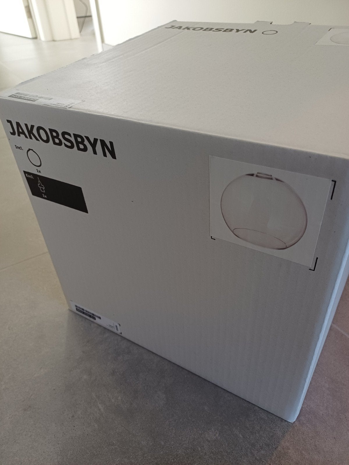 IKEA lampkap, Ophalen