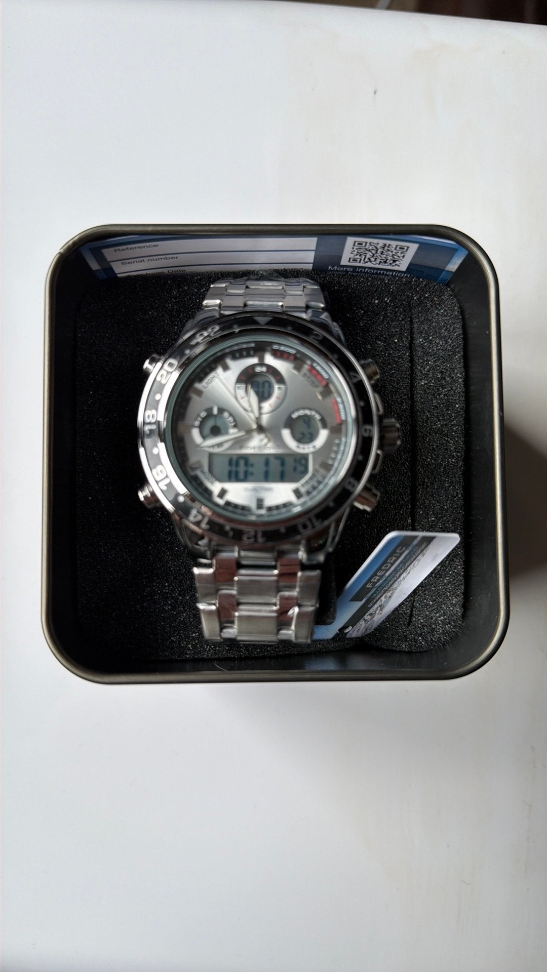 Montre Frederic, Handtassen en Accessoires, Staal, Staal, Polshorloge, Nieuw