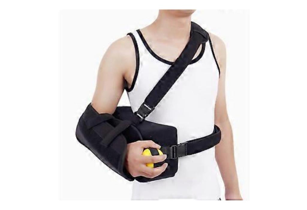 Abductie schouderbrace, Ophalen