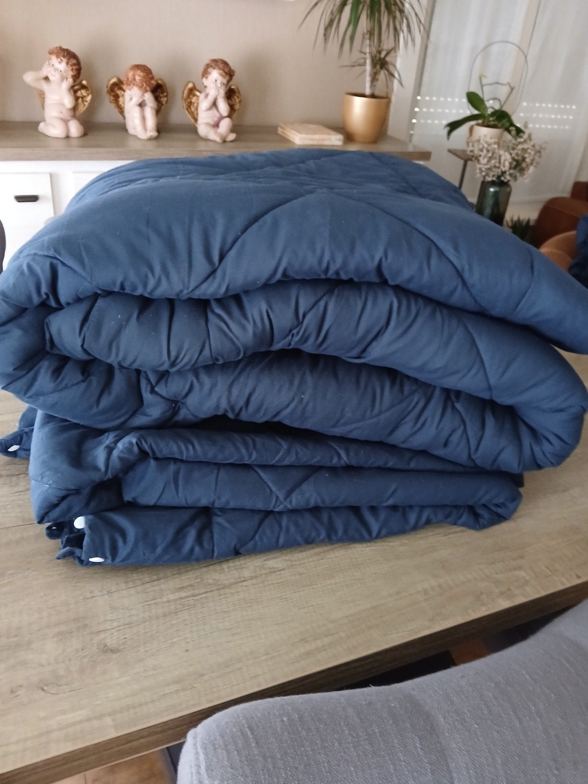Donsdekens, Ophalen, Blauw