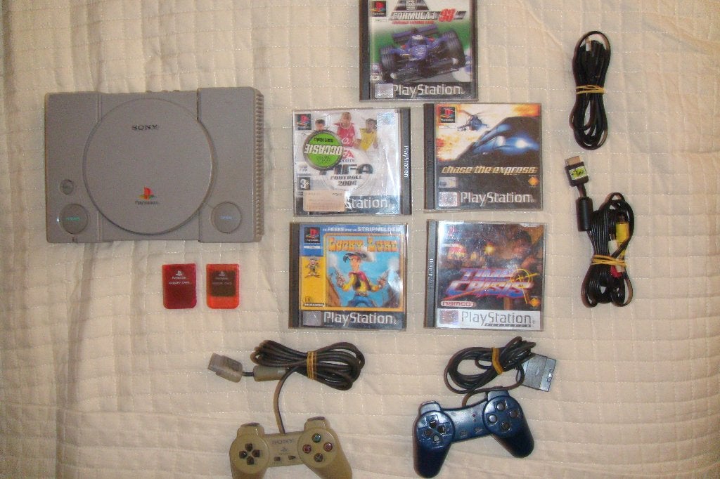 Playstation 1 met 5 spelletjes, Consoles de jeu & Jeux vidéo, Jeux | Sony PlayStation 1, Enlèvement ou Envoi, Utilisé, À partir de 7 ans